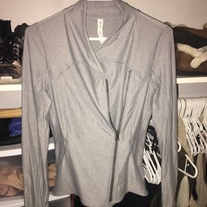 Lululemon asymmetrical zip jacket